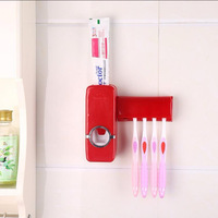 Brushes Holder + Toothpaste Dispenser