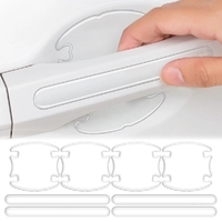 Car Door Handle Protective Sticker 1 Set
