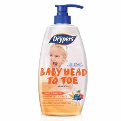 Drypers Baby Head to Toe Mixed Fruits 750ml