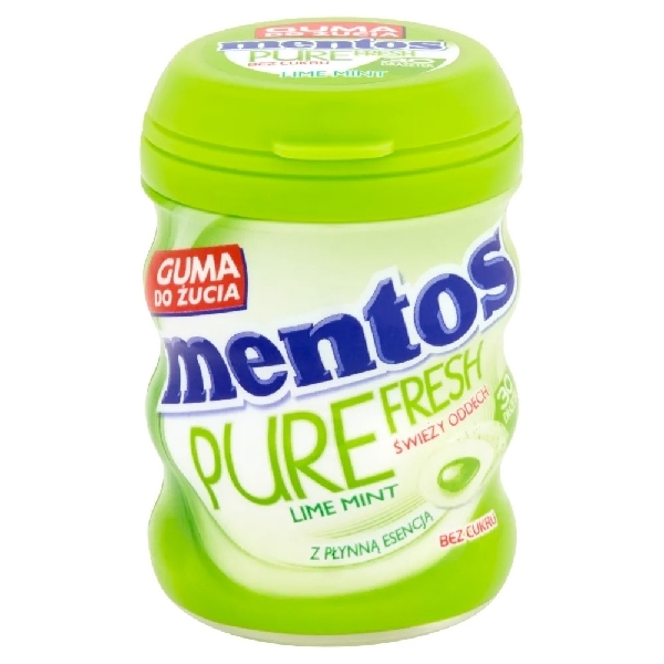 MENTOS Lime Mint Sugar Free Chewing Gum 57g