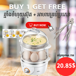 Egg Steamer + All Kinds of Food