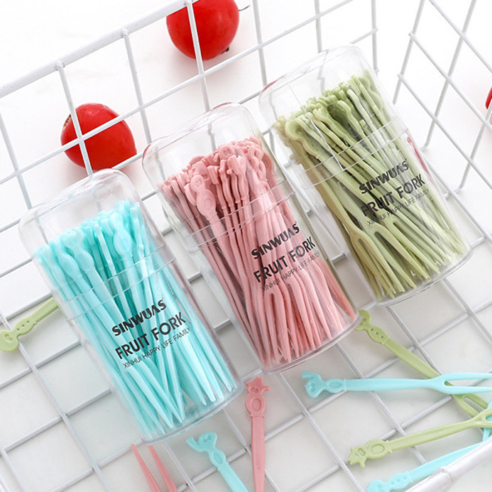 Plastic Little Desserts Fork 50PCS 