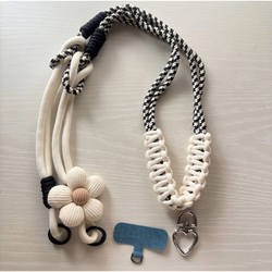 Phone Lanyard Crossbody Strap/White/1 Set
