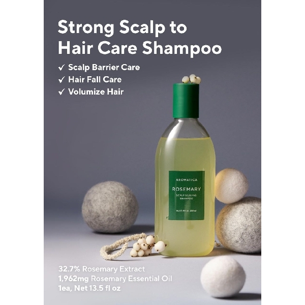 Aromatica Rosemary Scalp Scaling Shampoo/សាប៊ូកក់សក់