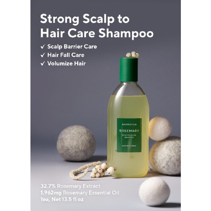 Aromatica Rosemary Scalp Scaling Shampoo/សាប៊ូកក់សក់