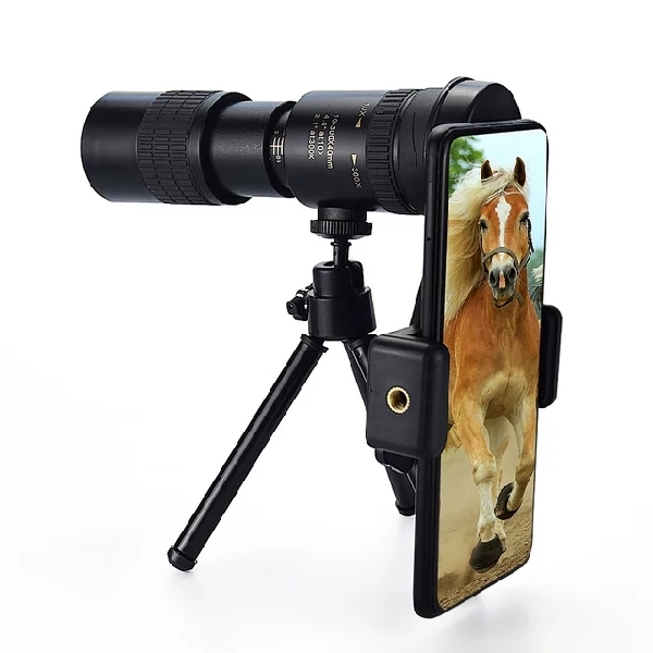 កែវ Zoom 10X-300X អាចប្រើគ្រប់ប្រភេទទូរសព្ទ