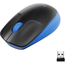 Logitech M190 Wireless Mouse Blue (910-005914).