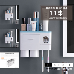 Wall Mounted Toothpaste Organizer