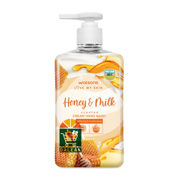 WATSONS HONEY MILK HAND WASH-500ML