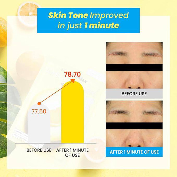 [BRING GREEN ] SUPER LEMON GLUTATHIONE FRESH MASK