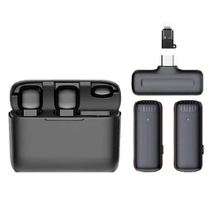 ម៉ៃក្រូហ្វូនគូមានប្រអប់សាក Microphone with Case