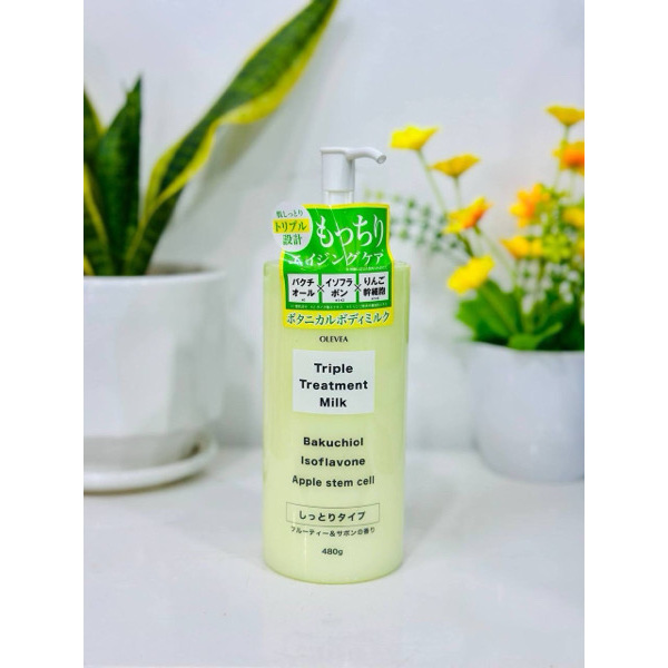 [ OLEVEA ] OLEVEA Triple Treatment Milk Bakuchiol, Isoflavone, and Apple stem cell 