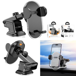 HOCO H3 Car Phone Holder Shiny Press Type (BC9179)