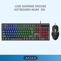 WT-M300 USB Gaming Mouse Keyboard+Num  EN 