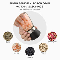 Pepper Grinder Glass Seasoning Bottle 