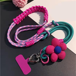 Phone Lanyard Crossbody Strap/Pink/1 Set