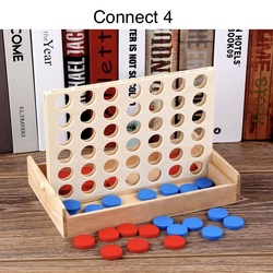 Connect 4 Wood 15x23.5cm