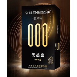 SLM Ultra Black Condom - 10PCS