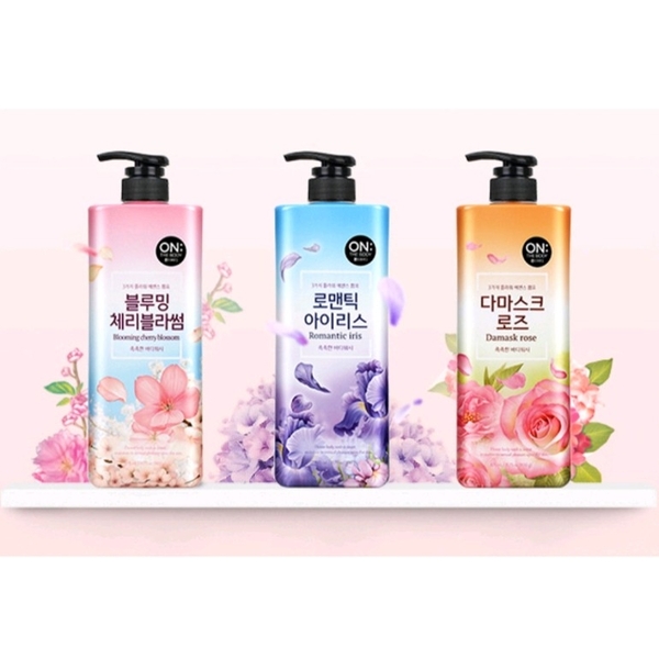 On The Body Romantic Iris Body Wash