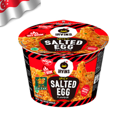 NISSIN IRVINS Spicy SALTED EGG NOODLES-100G / មីគោកពងទាប្រៃហិល