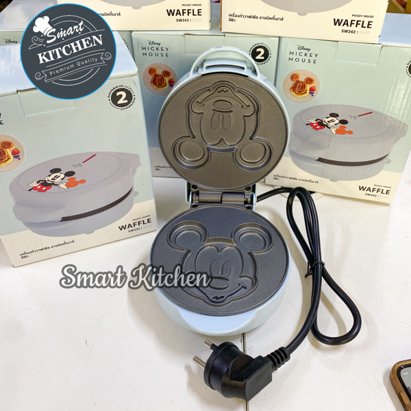 Mickey Mouse Waffle Maker SW242 - Sky Blue