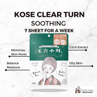 KOSE - Clear Turn Pore Komachi 7 Sheet Mask 