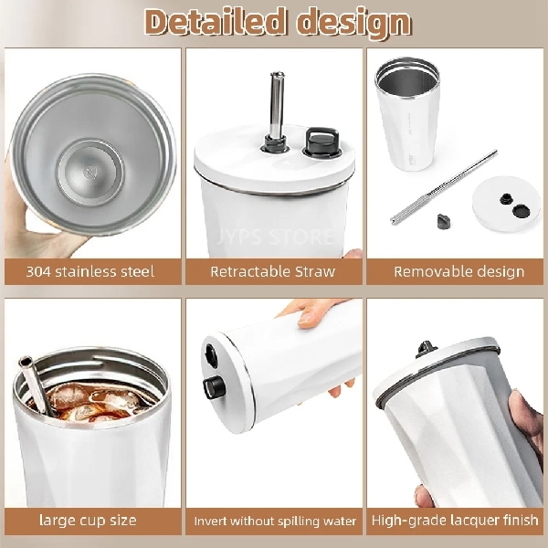 Tyeso 600ml Coffee Cup 