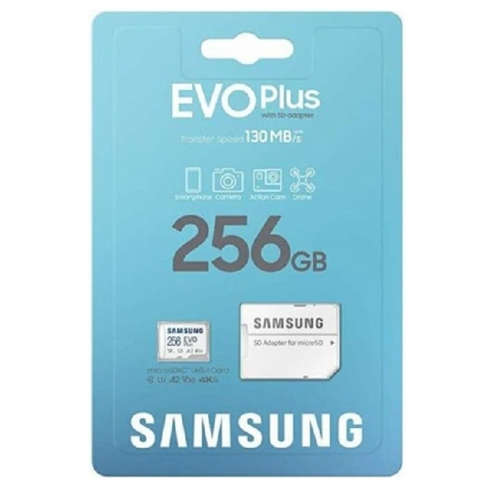 Samsung 256GB EVO Plus Micro SDXC With Adapter