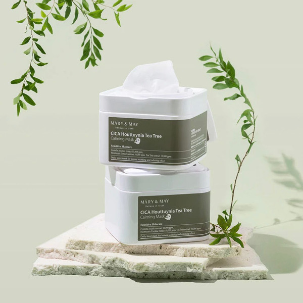 MARY&MAY Cica Houttuynia Tea Tree Calming Mask 30ea