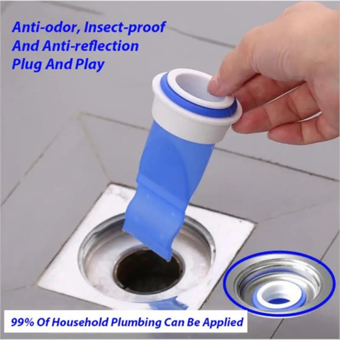 New Silicone Floor Drain Odor-Proof 2PCS