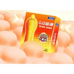 OLO G 2080 Condom 3pc ស្រោមអនាម័យគ្រើមរោមឆ្មារគ្រប់កន្លែង (3pcs)