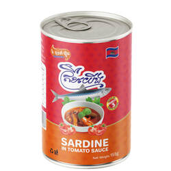 Trey Khor Yoeung Sardine in Tomaton Sauce ត្រីខកំប៉ុង ត្រីខយើង (សាឌីន)