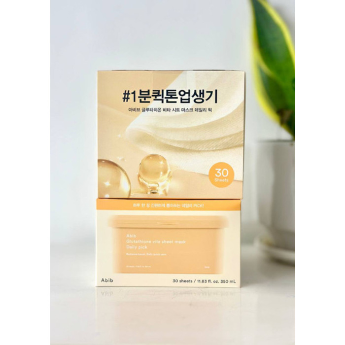 Abib Glutathione Vita sheet Mask Daily Pick
