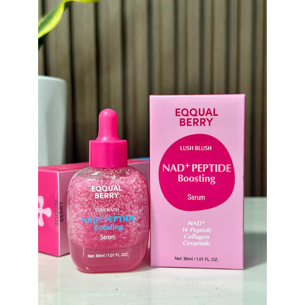 EQQUALBERRY Lush Blush Nad+ Peptide Boosting Serum