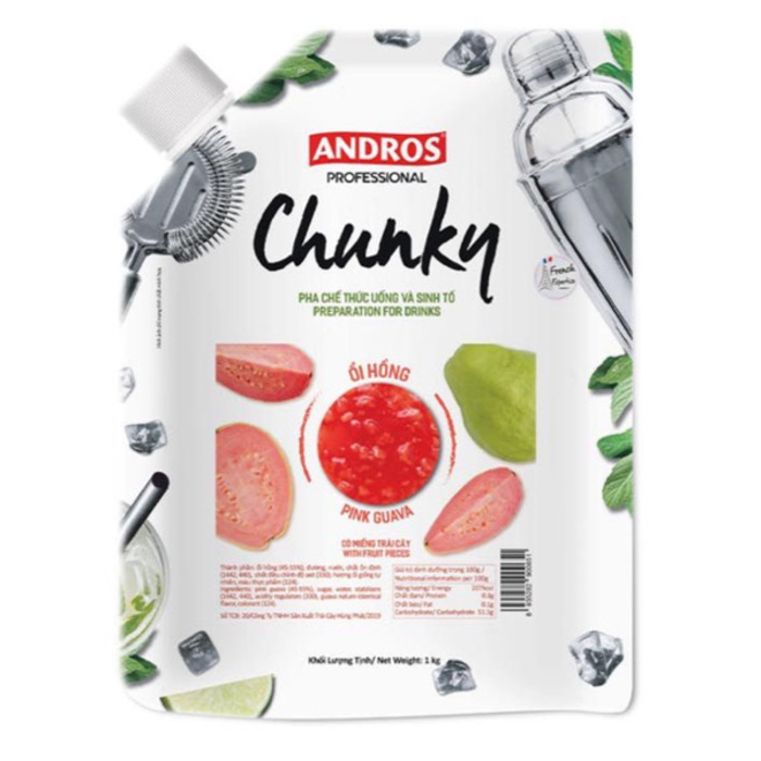 Andros Pink Guava Purée-1kg