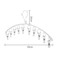 3PCS Stainless Steel Hangers 