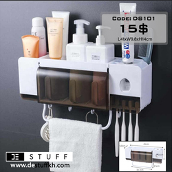 Wall Mounted Toothpaste Organizer
