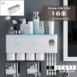 Wall Mounted Toothpaste Organizer