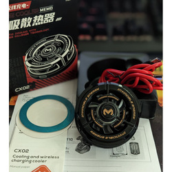 MEMO CX02 Magnetic Phone Cooler Wireless Charging - Black