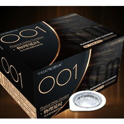 SLM Scream 001 Black Condom - 10PCS