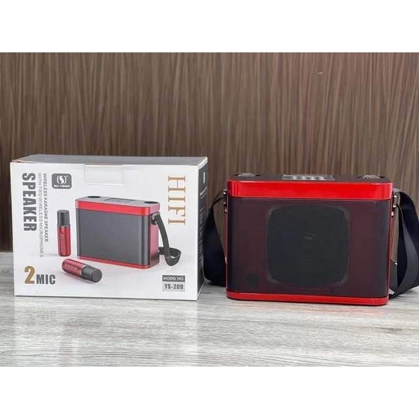 YS-209 Wireless Karaoke with Two Microphones