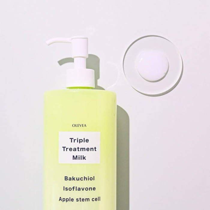 [ OLEVEA ] OLEVEA Triple Treatment Milk Bakuchiol, Isoflavone, and Apple stem cell 