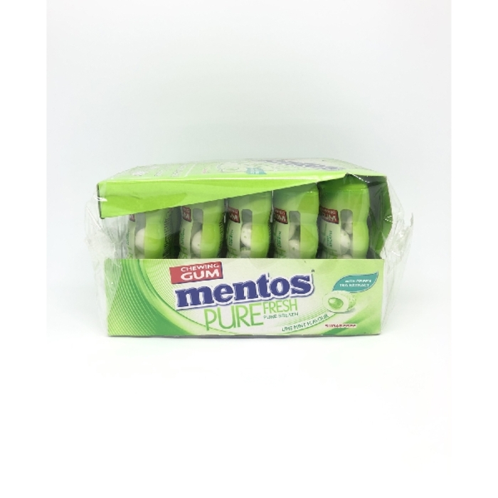 MENTOS Lime Mint Sugar Free Chewing Gum 29g