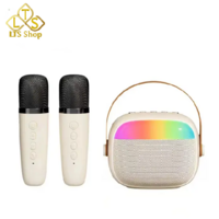 Speaker Karaoke K30 2 Mic បាសច្រៀងខារ៉ាអូខេ K30 បាន មានម៉ៃក្រូហ្វូន2ដើម