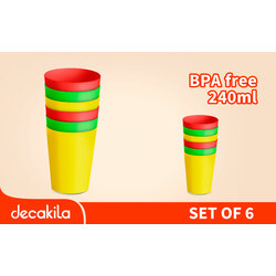 decalife Plastic cup set