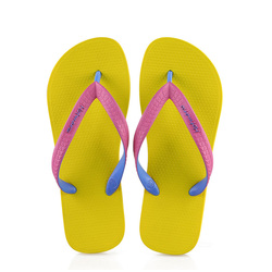 Hotmarzz Yellow Pink Flip Flop 