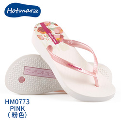 Hotmarzz Heel Flower Nude Flip Flop 