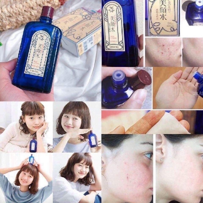 ទឹកជូតបំបាត់មុននៅលើមុខ Meishoku Skin Lotion