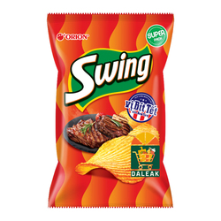 SWING POTATO CRISP NEW YORK STEAK-90G / រសជាតិ ស្តេកសាច់គោ