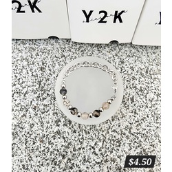 Link Chain Dragonstone Bead Bracelet